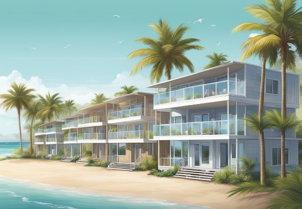 Leia mais sobre o artigo Casas Pré-Fabricadas para Praia: A Opção Ideal para Veranear com Conforto